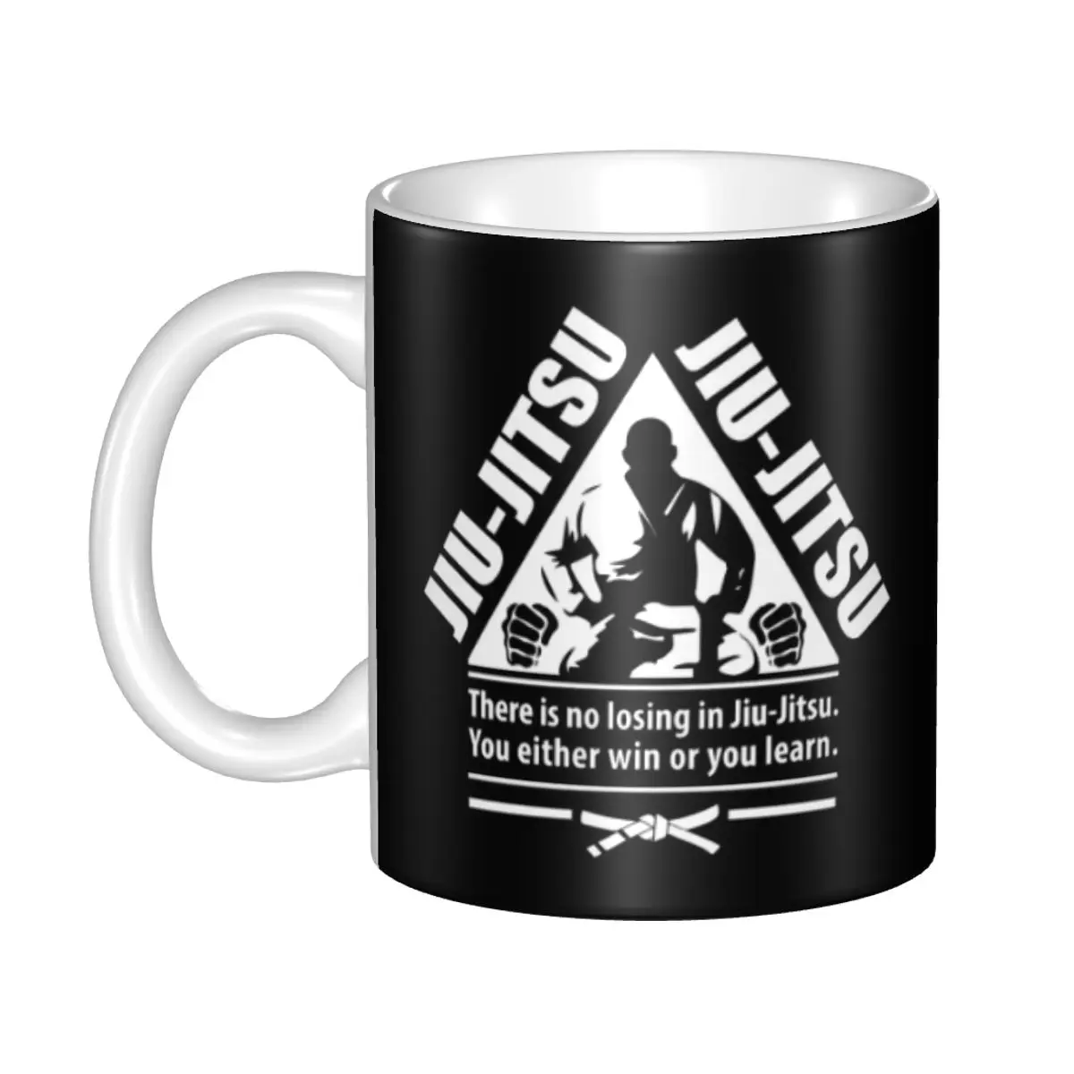 Brazilian Jiu Jitsu Mug Funny Ceramic Coffee Cups Tea Mugs Milk Cup Drinkware Gift for Woman Man