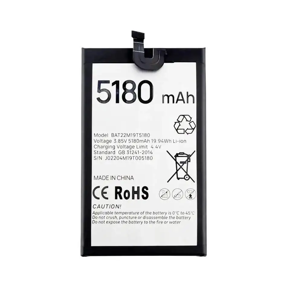 

Экологически чистый аккумулятор мобильного телефона для Doogee S51 S61 BAT22M19T5180 5180 мАч