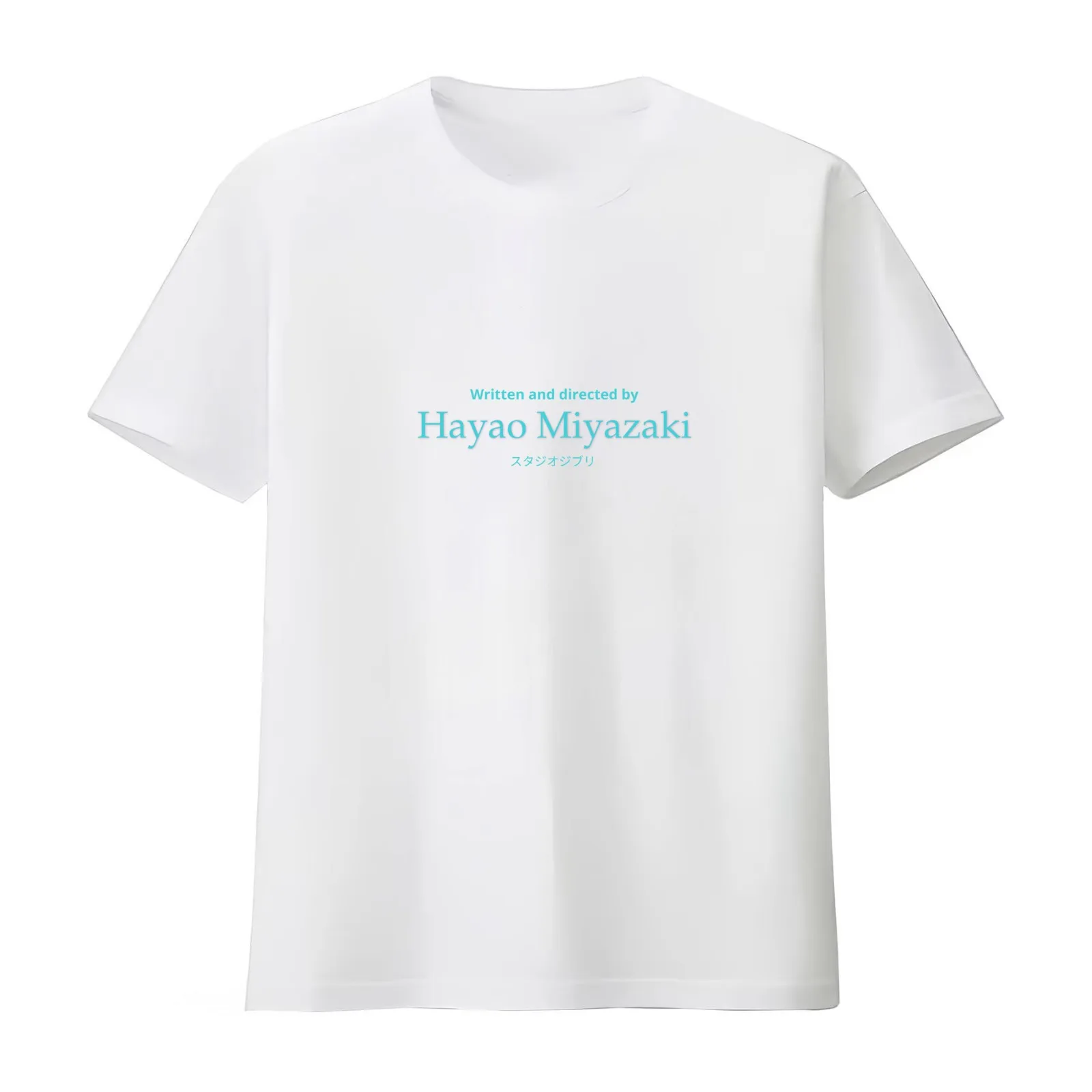 Written and directed by Hayao Miyazaki of Ghilbi Studios T-Shirt Summer Casual Cotton Tee Oversized Streetwear Tops