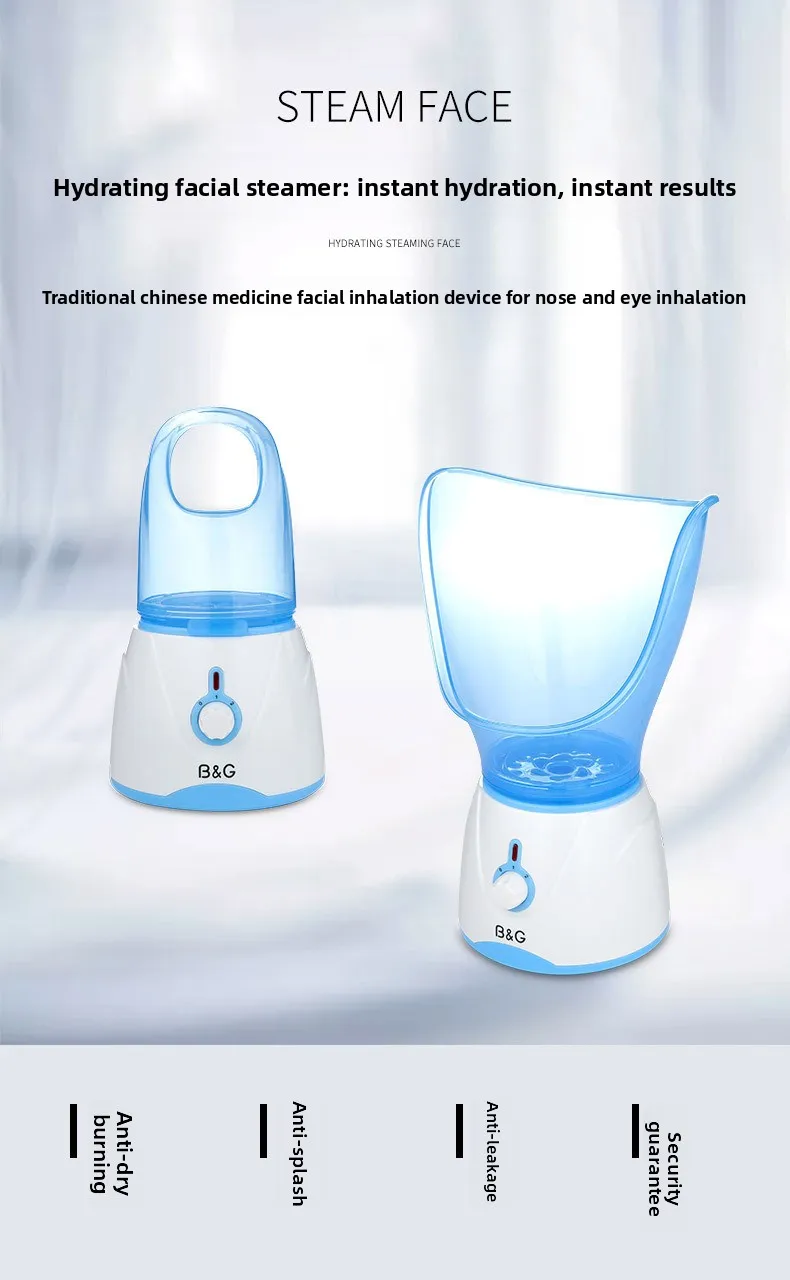 المنزلية الأنف المدخن الوجه الساخن رذاذ البخار الصينية العشبية الطب آلة رش التبخير الانحلال الجمال أداة