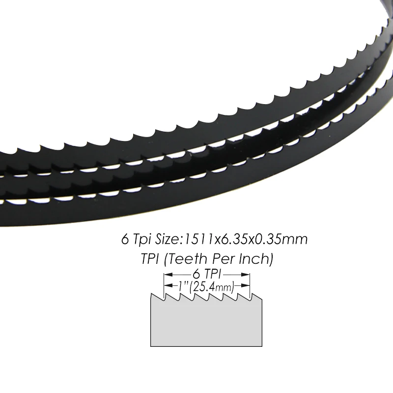 Imagem -04 - Lâmina de Serra para Serra de Fita de Madeira Ryobi Bs900 Black e 1511 mm 591 x x 035 mm Tpi Band Saw