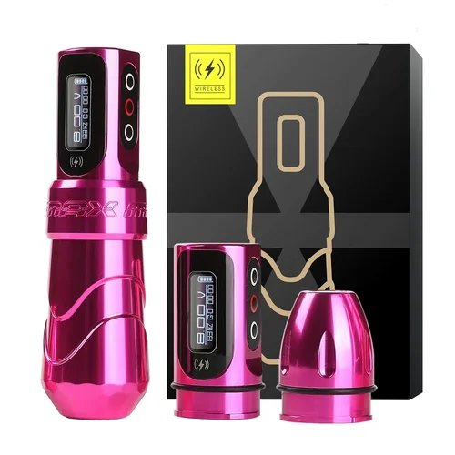 Imagen 1 del producto FLUX MAX Pluma de máquina de tatuaje FkIrons inalámbrica profesional con pantalla LED digital para tatuador