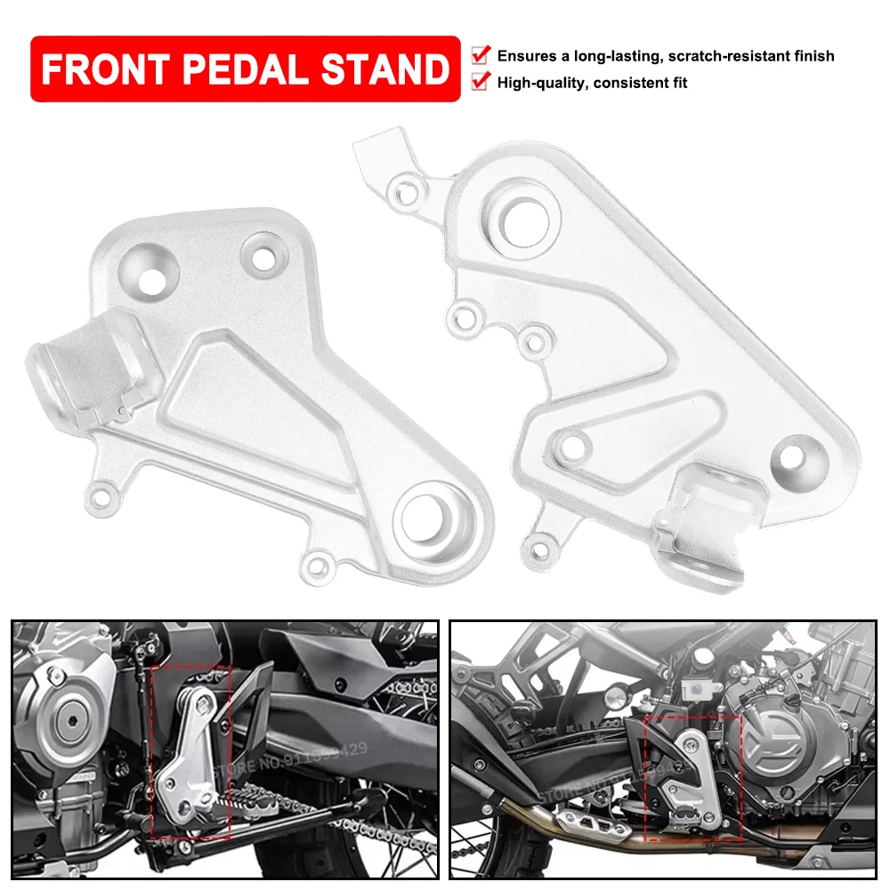 

Motorcycle Front Pedal Stand Pedal Rest Bracket For CFMOTO 450MT 450 MT MT450 Left Right Foot Plate Pedal Base Accessories