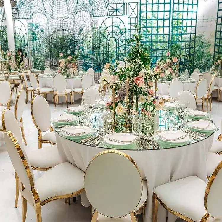 18pcs)Luxury Modern Bride and Groom Church Chair Decorations Wedding Chairs for Events