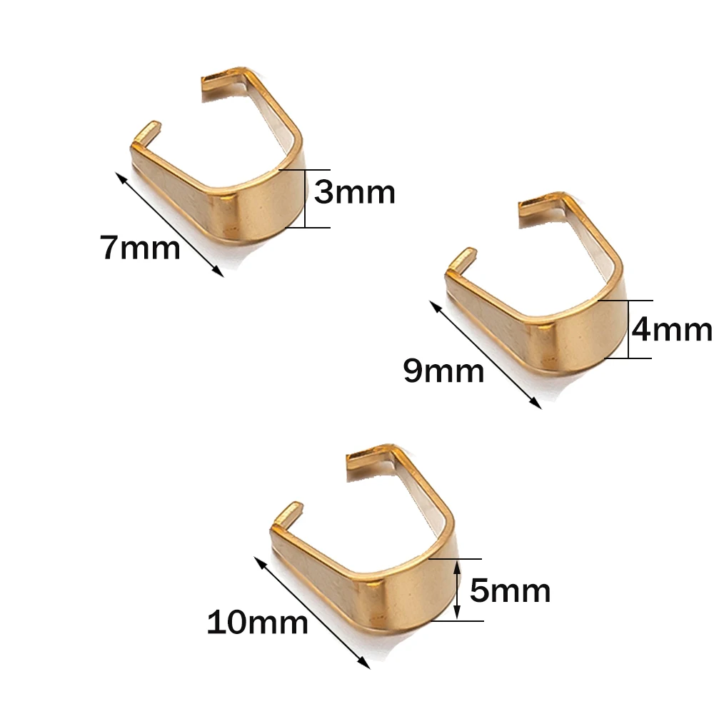 20/100 قطعة/الوحدة قلادة من الفولاذ المقاوم للصدأ قلادة المشبك بذور البطيخ مشبك DIY بها بنفسك سحر الذهب اللون المشابك صنع المجوهرات النتائج