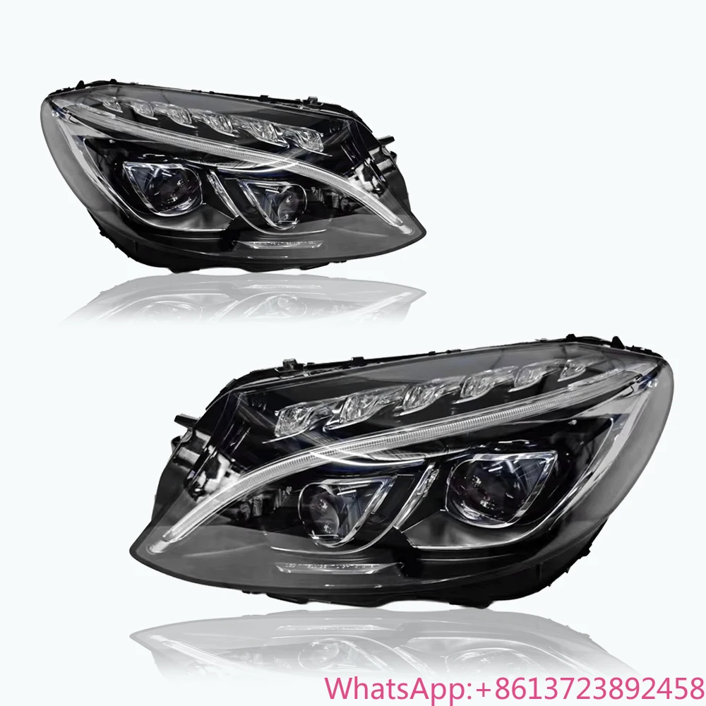 

For Mercedes-benz C Class W205 C180 C200 C280 C300 Car Headlamp Old Model W205 Headlights and Others Car Light Accessories