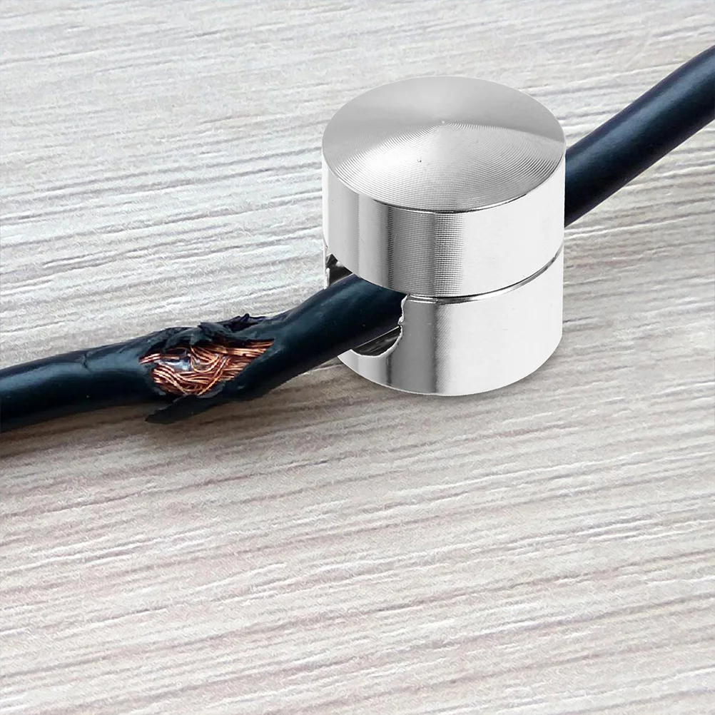 

4pcs Power Line Cable Grip Swag Hook Aluminum Clamp For Ceiling Pendant Lights Hanging Fixture Strain Relief Connector