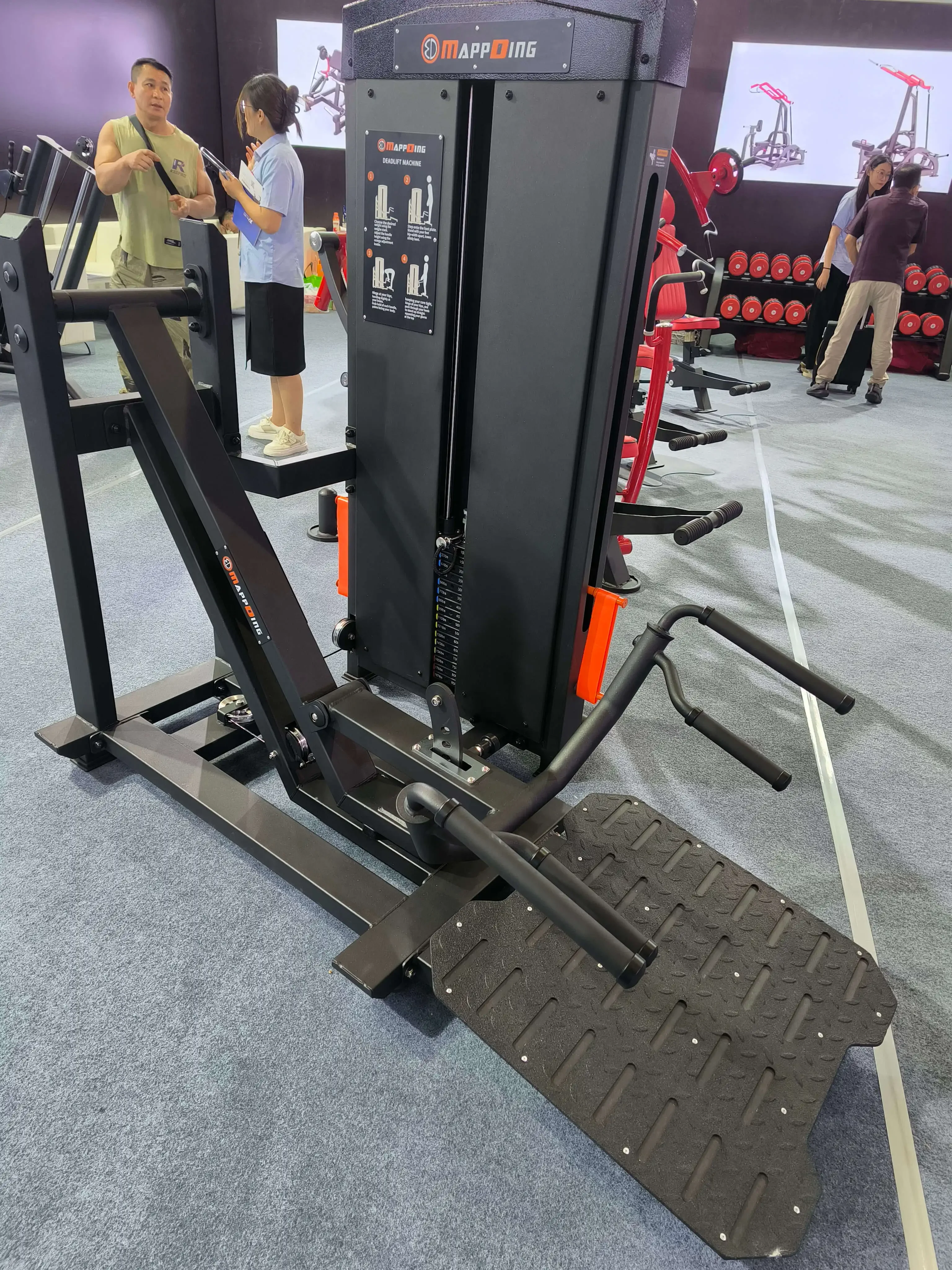 Supplier Pin Loaded Gym Equipment Standing Glute Lifting Machine Deadlift Machine Glute Ham Developer for Hip and Leg Training