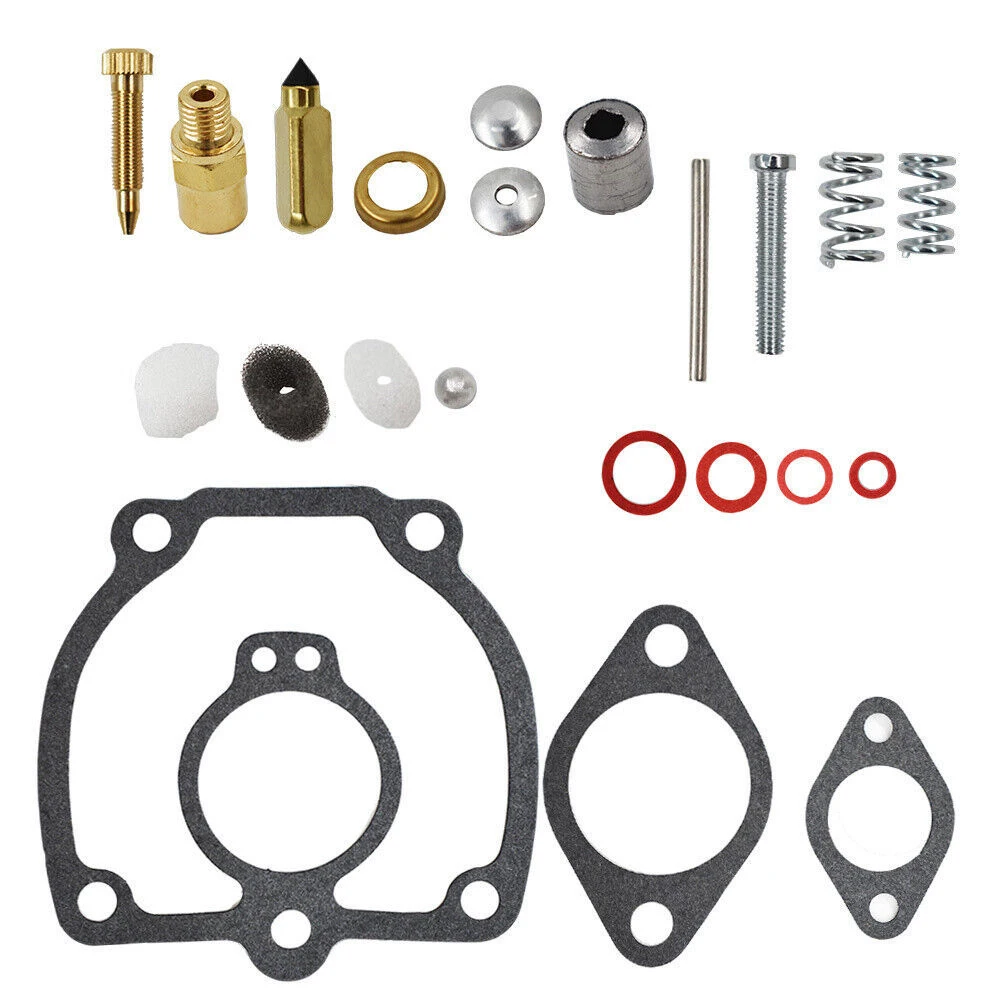 2 Sets Carburetor Repair Kit Fit for IH International Harvester Farmall 300 350 400 450 Super H M MTA W4 W6 W9 O4 O6 WR9 Tractor