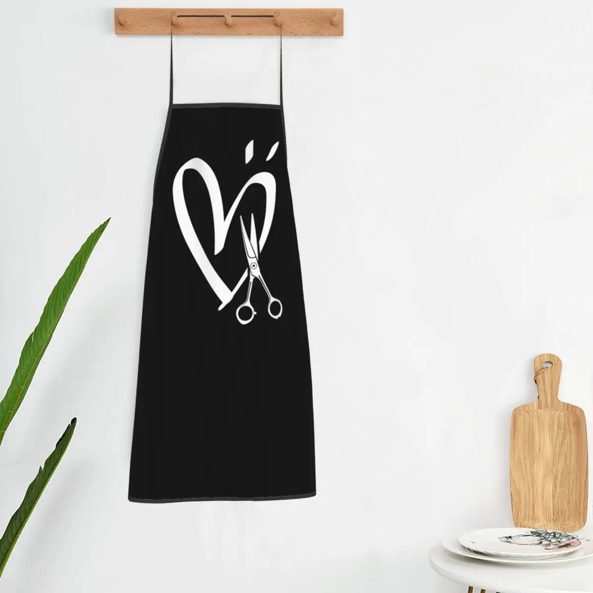 Funny Royal Craft Print Apron Kitchen Chef Barber Hairdresser Fashion Trend Hairstyle Tablier Cuisine Cooking Baking Painting