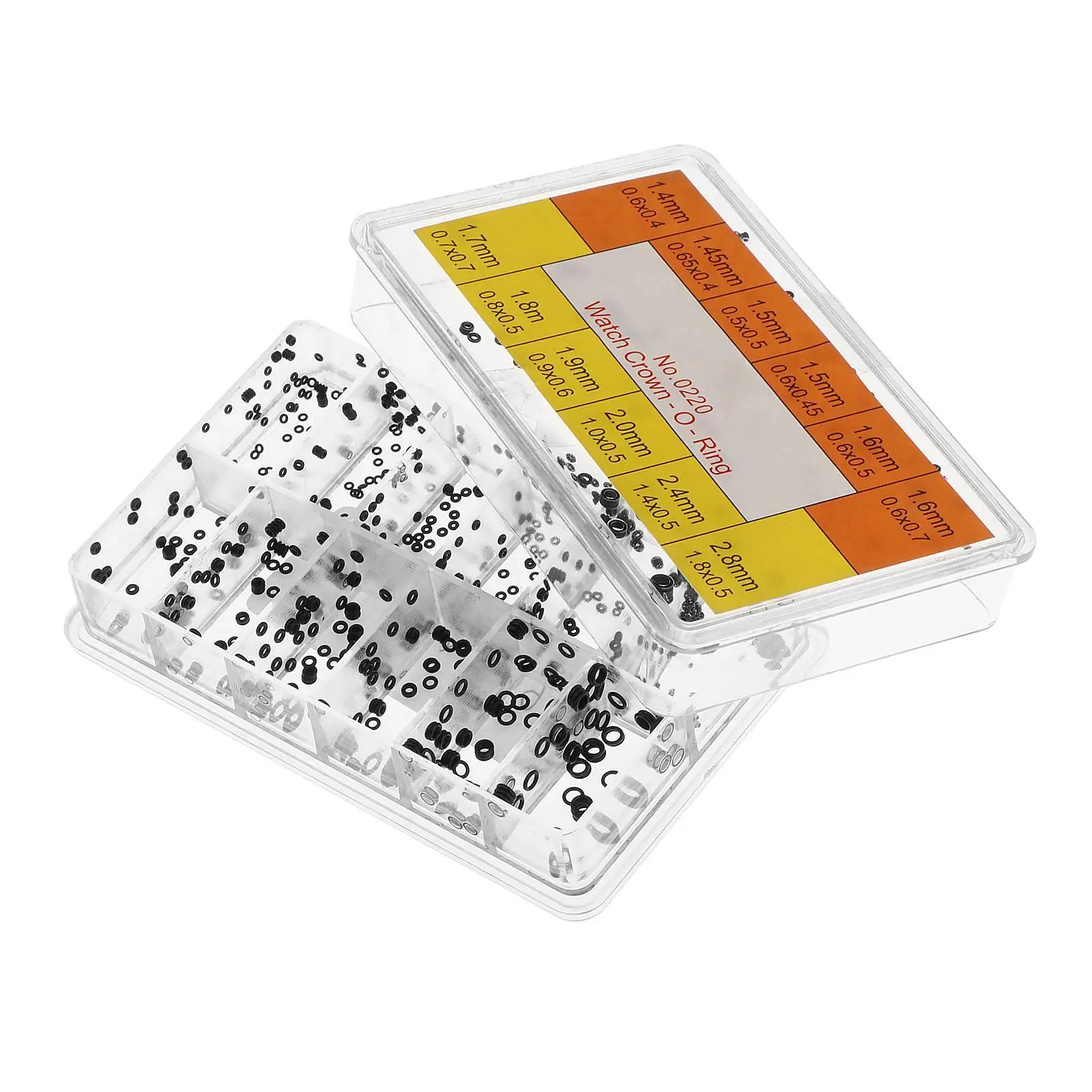 Elastic O Ring Assortment Rubber Seal Washer Watchmaking Repair Kit for Professional Watch Accessories