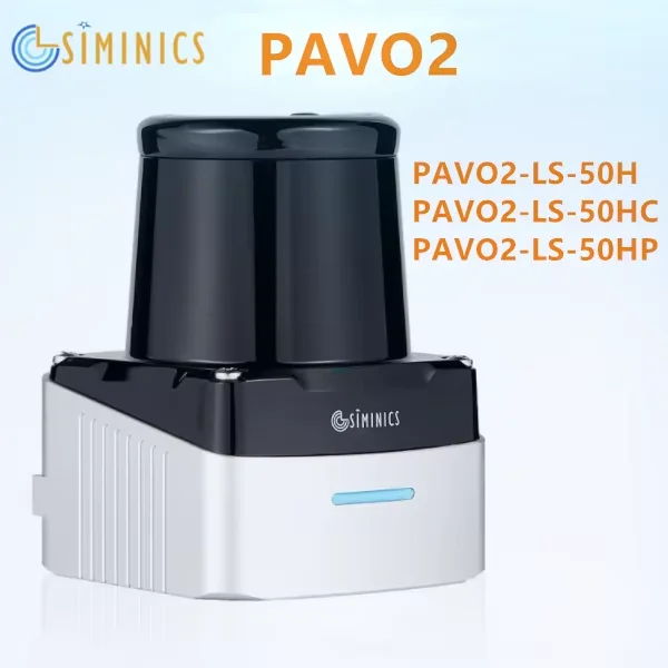 SIMINICS 2D TOF LiDAR PAVO Pantalla de suelo de pared robot multitáctil interactivo navegación y evitación de obstáculos sensor de radar láser