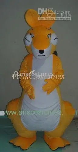 New Adult Character Kangaroo Halloween Christmas Dress Full Body Props Outfit Mascot Costume