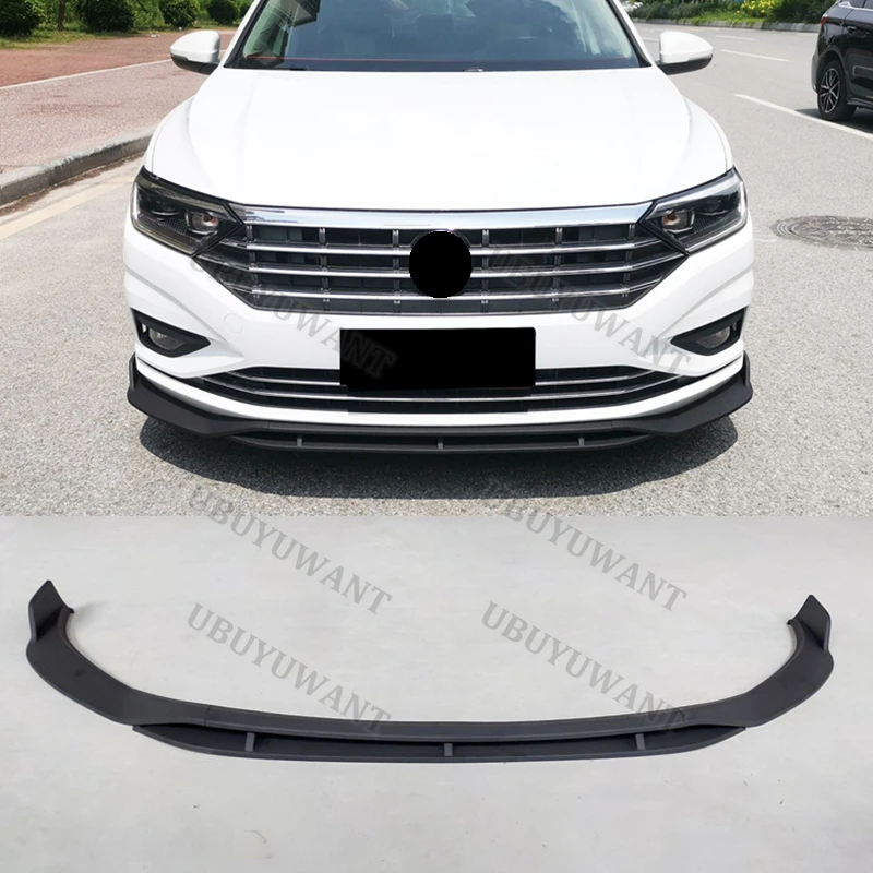 For VW Jetta MK7 2019 2020 2021 Front Spoiler Lip Car Mods Assembly Exterior Accessories Air Chin Body Kit Splitter