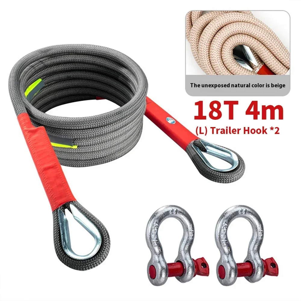 New Car Towing Rope Off-road Vehicle Can Tow 20Tons Rescue Towing Rope Version Which Is Very Reliable and Wear-resistant