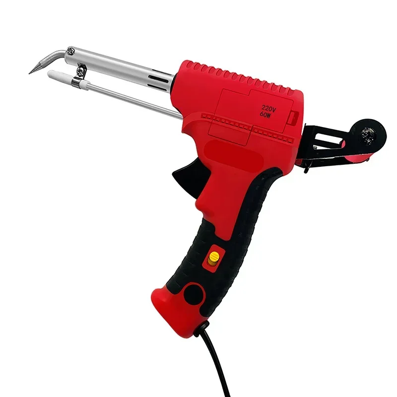 Kit de pistola de ferro de solda elétrica 220v/80w, ferro de solda de aquecimento interno portátil, ferramentas de reparo eletrônico doméstico