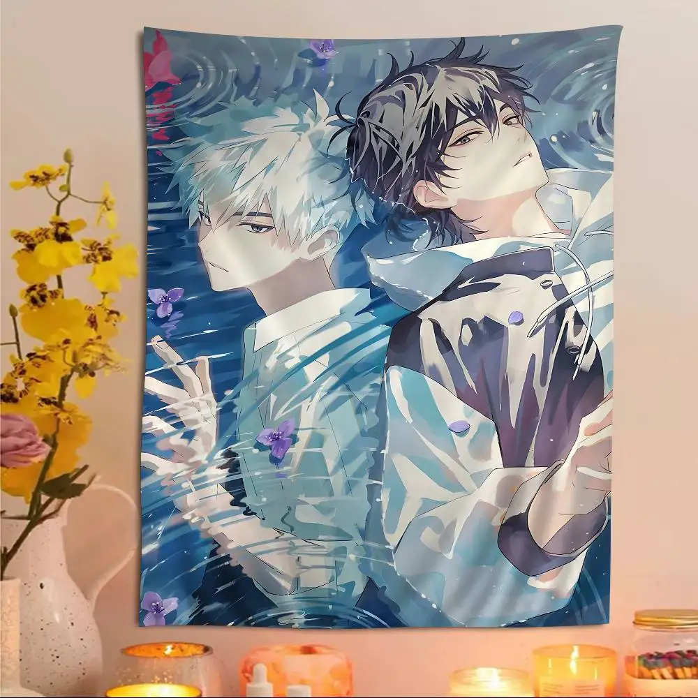 Popular anime Link-Click Anime Tapestry Hanging Tarot Hippie Wall Rugs Dorm Home Decor