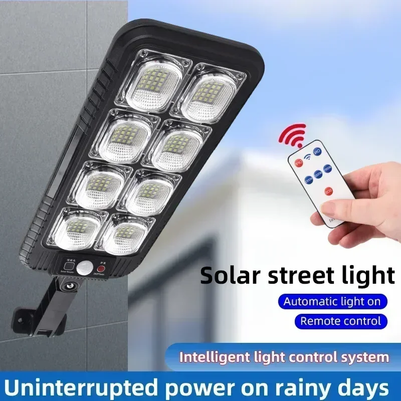 

Solar Lights Outdoor With 3 Mode Waterproof Motion Sensor Security Lighting LED Wall Street Lamp for Garden Patio Path