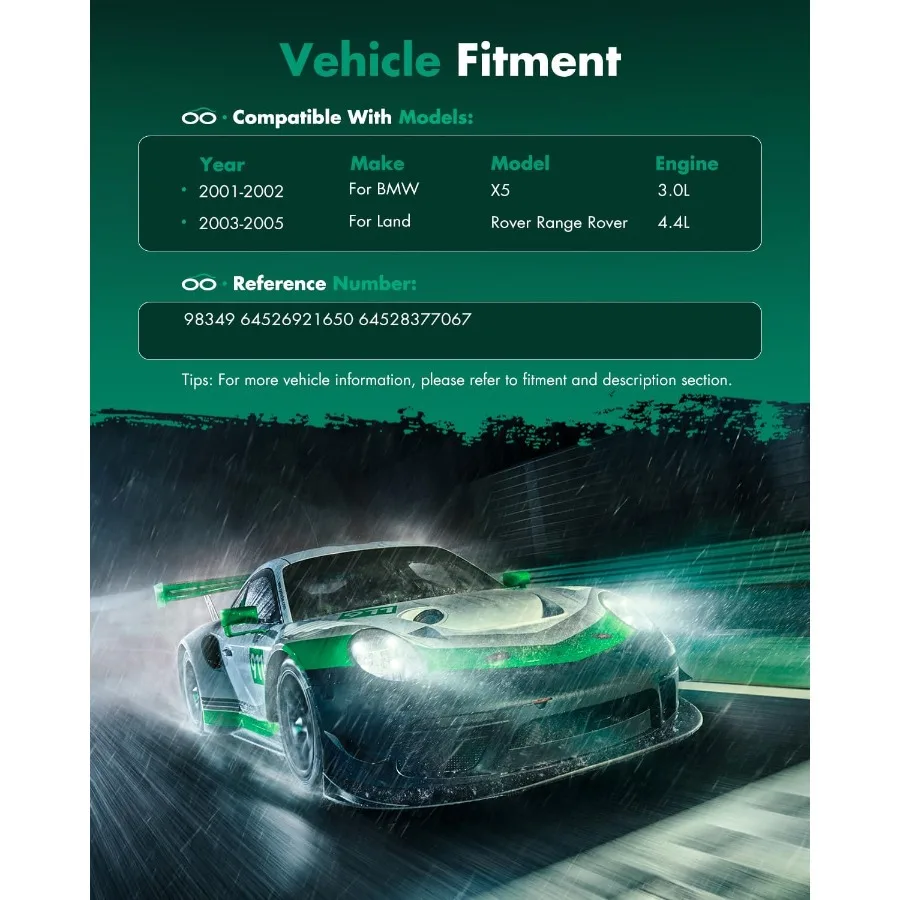 Compresseur AC pour 20012005 pour BMW X5 3.0L pour Land Rover Range Rover 4,4L