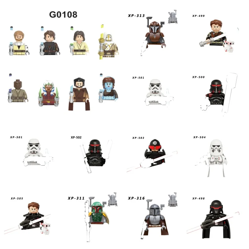 

LEGO Звездные войны, робот «Звездные войны», кирпичный Cal Kestis, минифигурка 4,5 см, сборка тяжелого штурмового класса, подвижная мини-фигурка