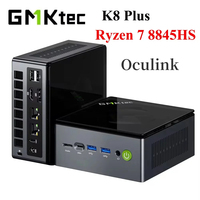 GMKtec K8 Plus Ryzen 7 8845HS MINI PC Windows 11 Pro DDR5 5600Mhz PCIe4.0 Nvme SSD WIFI6 BT5.2 Mini PC Gamer Computer