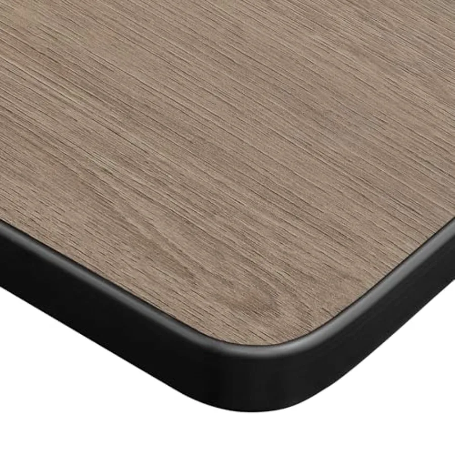 Cain Klein 30 Zoll. Quadratischer X-Base-Café-Tisch – edle Eiche