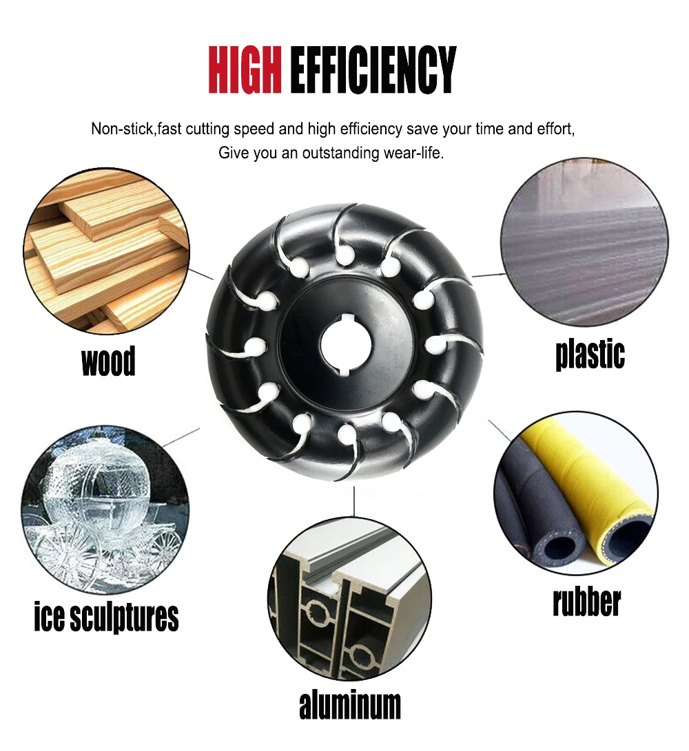 Wood Carving Disc Cutter Angle Grinder Circular Saw Blade Double 12 Teethes Wheel Abrasive Cut Sharp Tree Woodworking 90mm