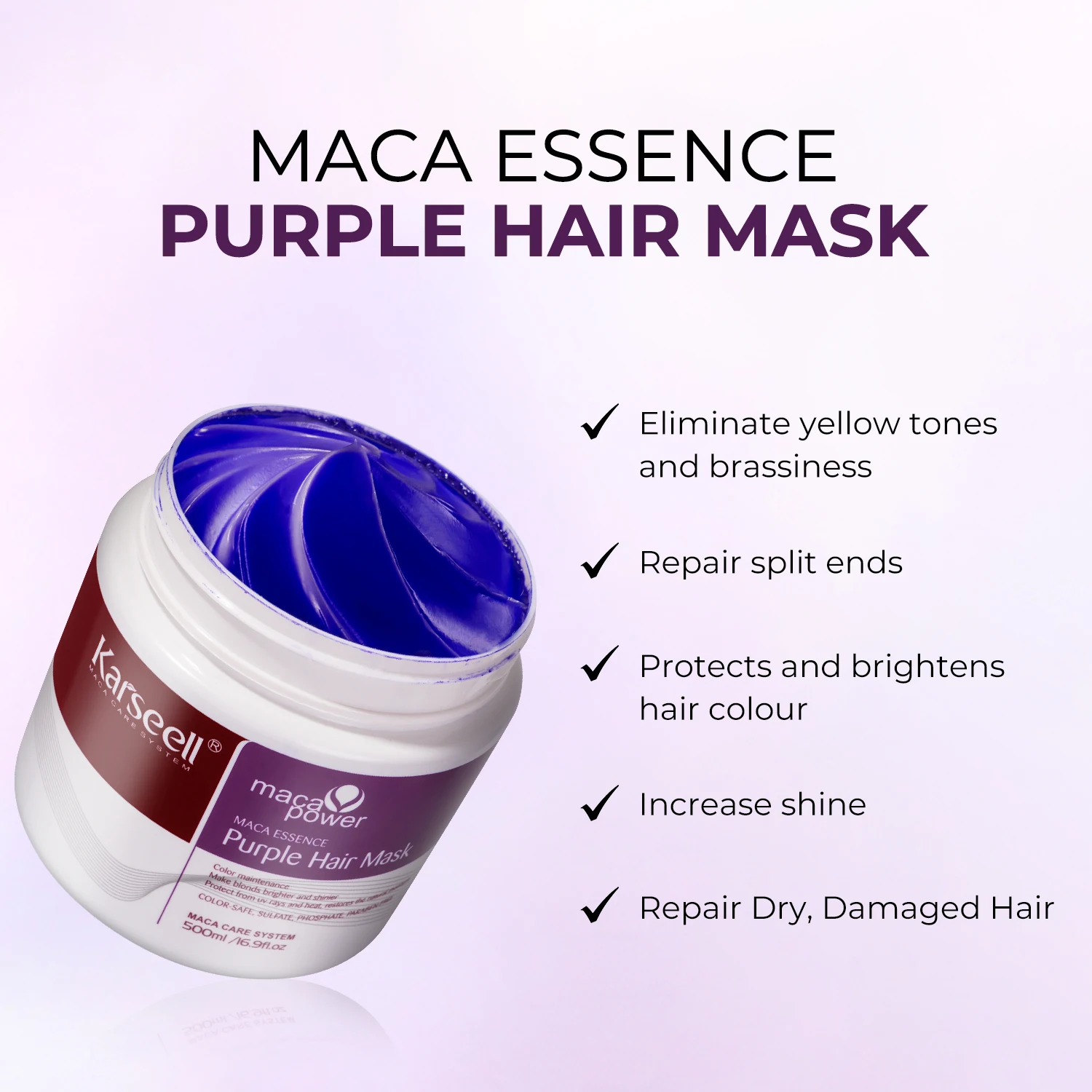 Karseell 2 adet Mor Saç Maskes - Deep Conditioner Mask incelemesi ve fiyatı