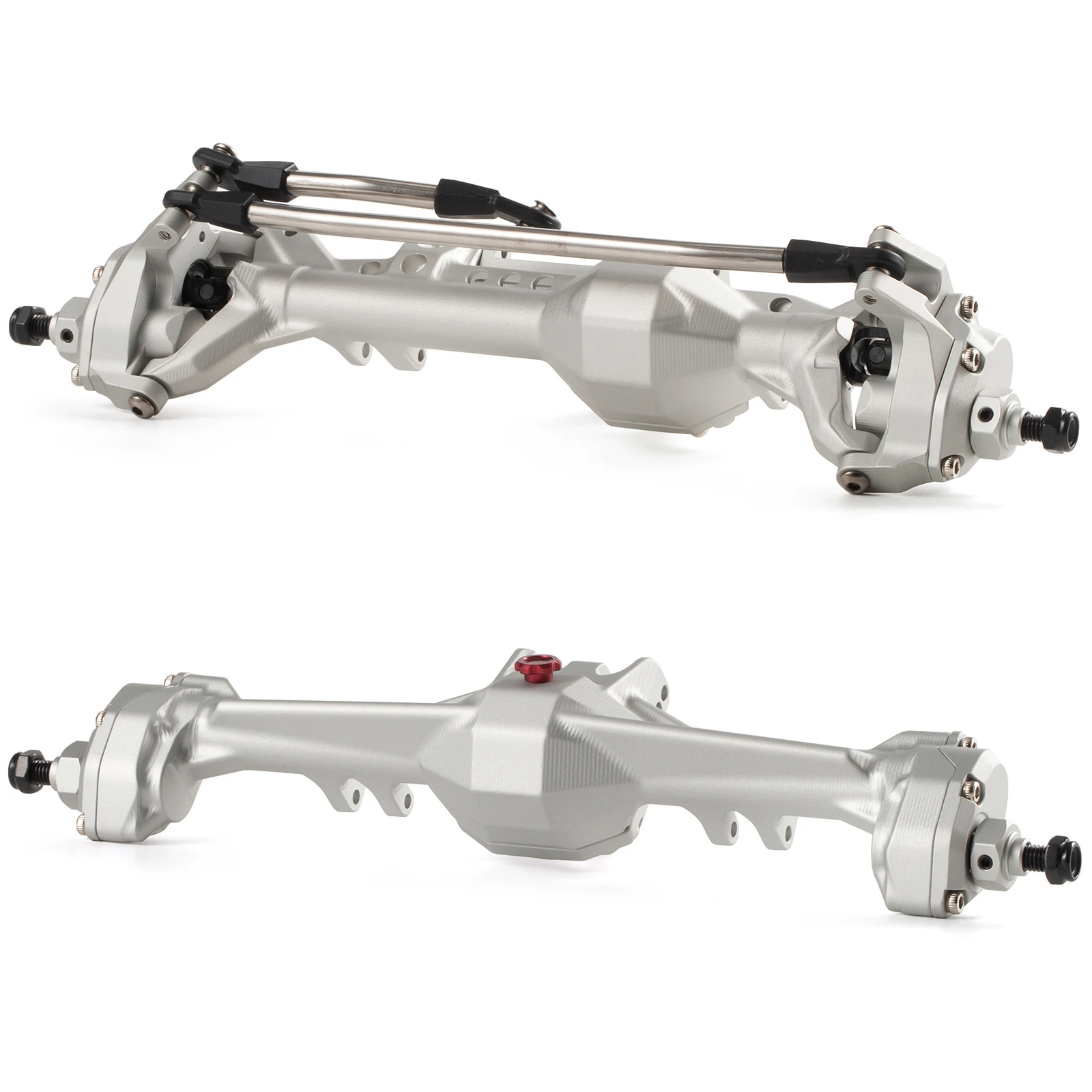CNC Aluminum F10 Portal Axle Set with BTA Servo Mount for VS4-10 Phoenix VRD LCG Chassis 1/10 RC Rock Crawler Truck