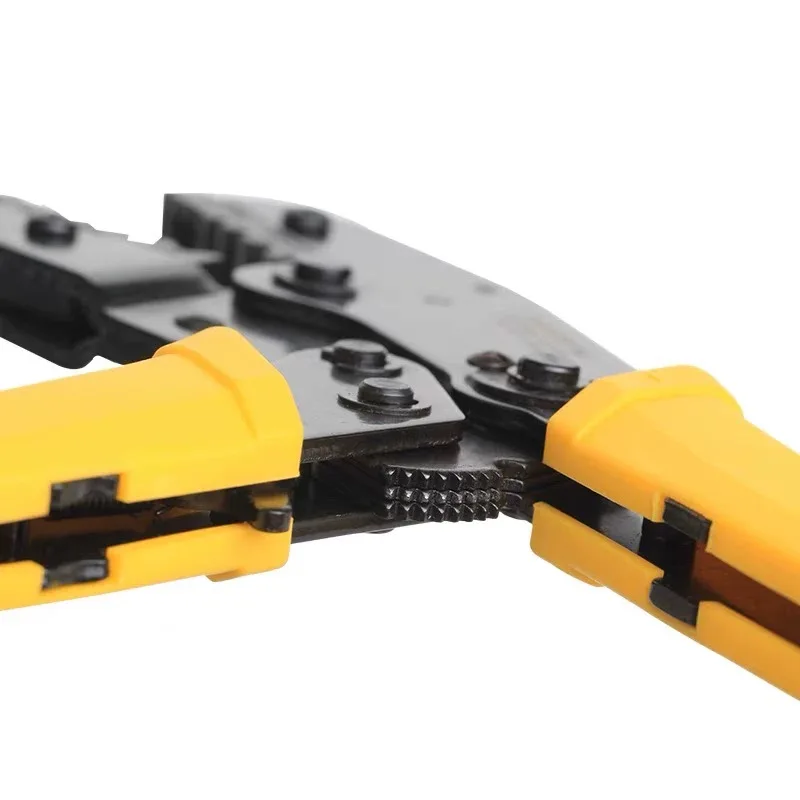 Fiber optic crimping pliers for optical fibre signal cable jumper heads coaxial wire terminal cold crimping pliers tool