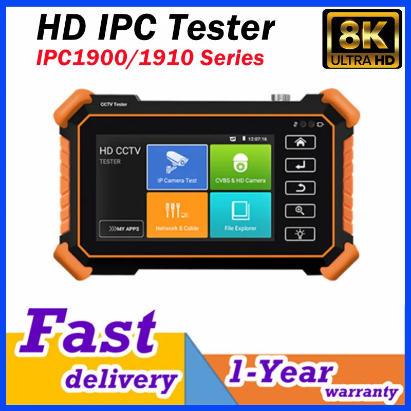 ipc 1910c plus cctv tester cctv camera tester Monitor camera Cctv cftv test ip camera tester monitor rj45 network cable tester