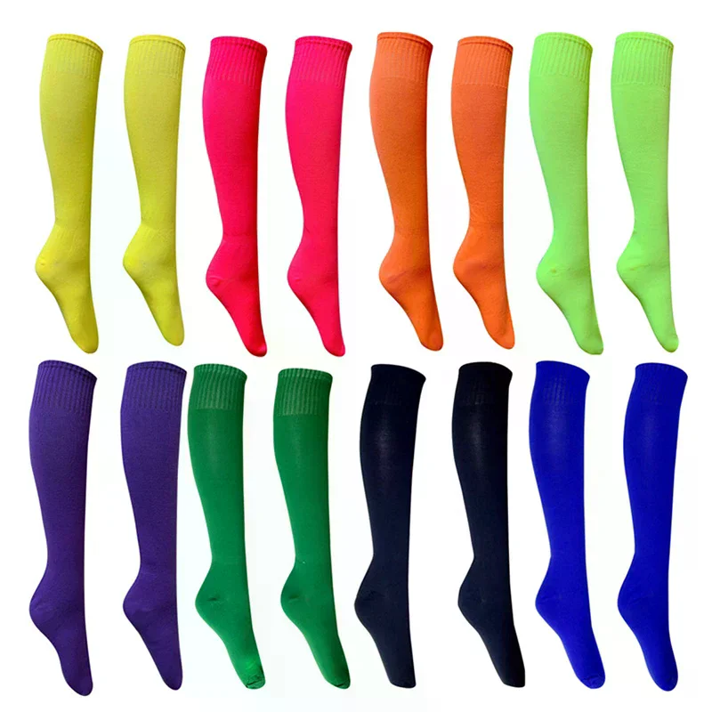 

Football Soccer Socks Breathable Outdoor Sports Rugby Stockings Over Knee High Volleyball Baseball Hockey Adults Long Socks