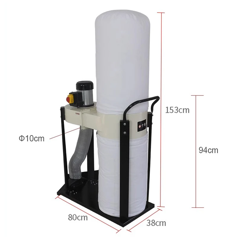 Mobile Wall-mounted Dust Collector Vacuum Cleaner Vacuum Tool For CNC Engraving Machine