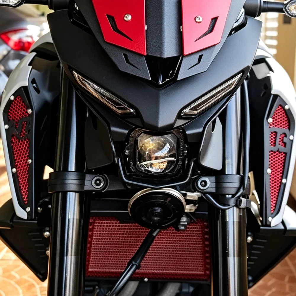 MT-03 Motorcycle Intake Cover For YAMAHA MT 03 MT03 2020 2021 CNC Fuel Tank Air Intake Mesh Inlet Decoration Guard Accessories