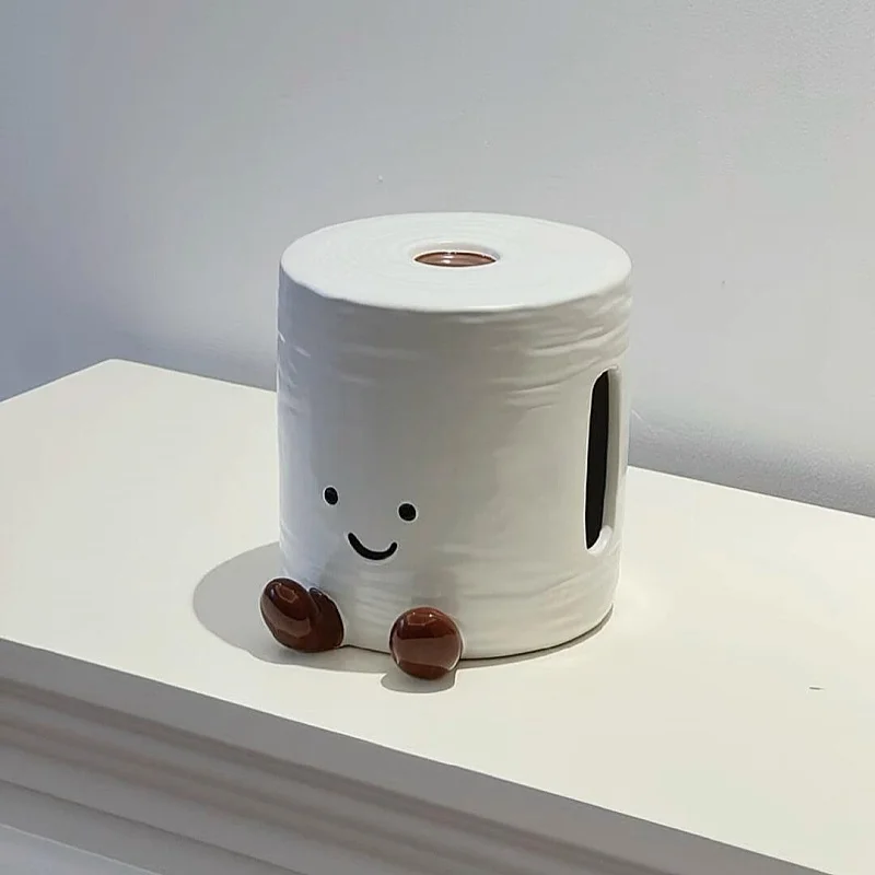 100 Pieces For New Home Cute Roll Paper Household Living Room High-End Tissue Box Desktop Decoration