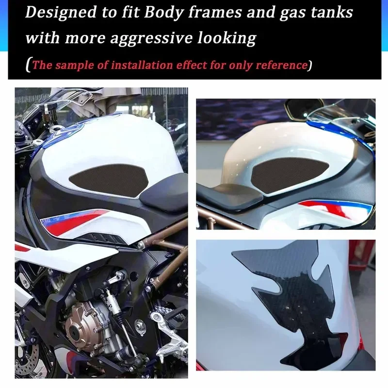 

For BMW S1000R S1000RR motorcycle customise 2023 anti slip fuel tank pads gas knee grip traction sticker protector accessories