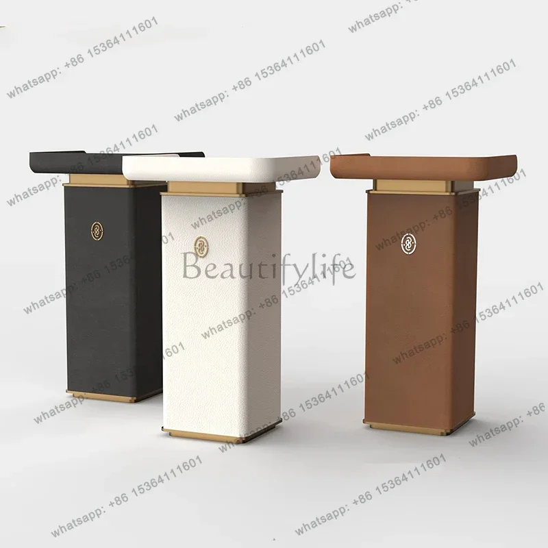 Luxury Trendy Reception Desk Counter Decorations Beauty Modern Reception Desk Counter