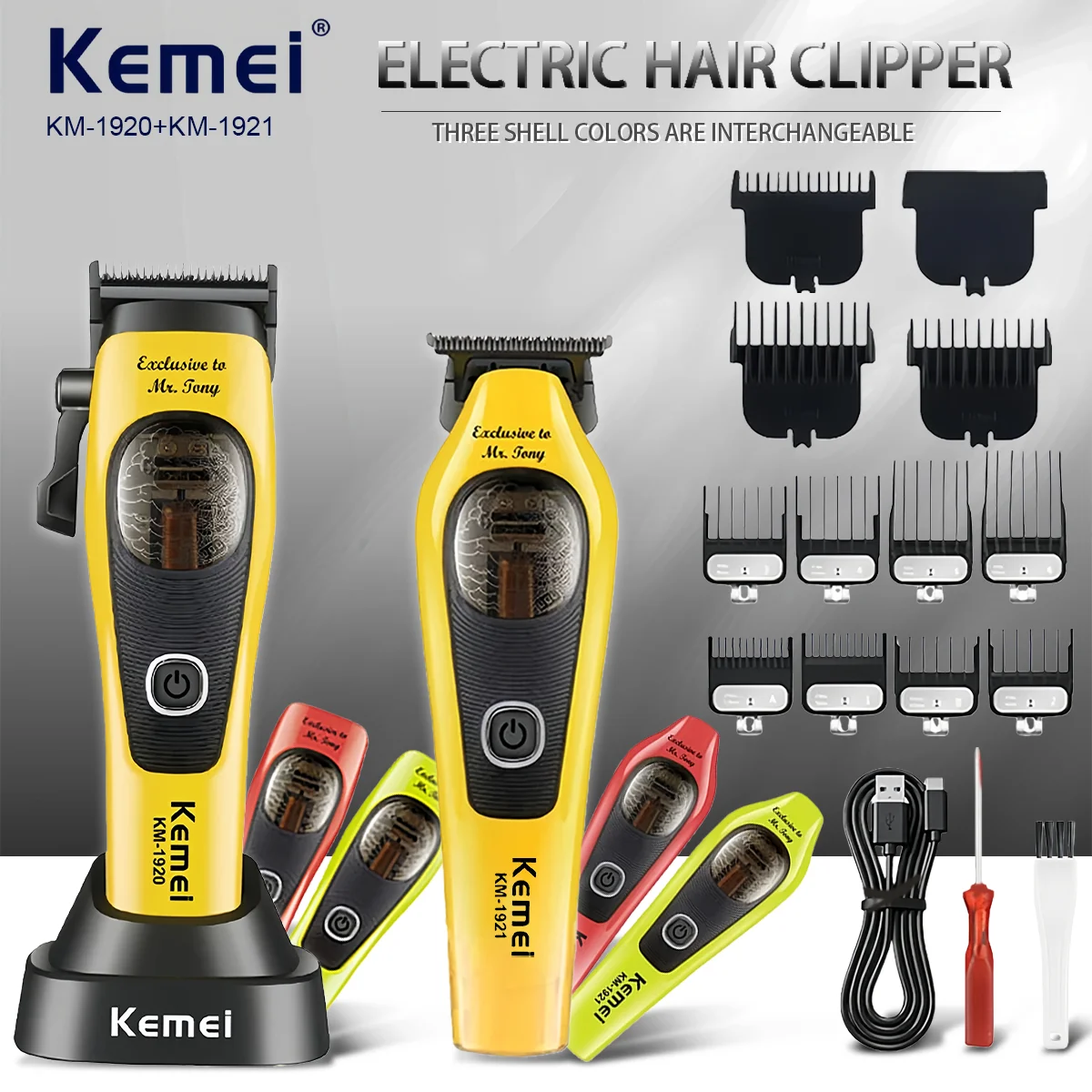Kemei Hair Trimmers Professional Hair Clippers 12000 RPM Haircut