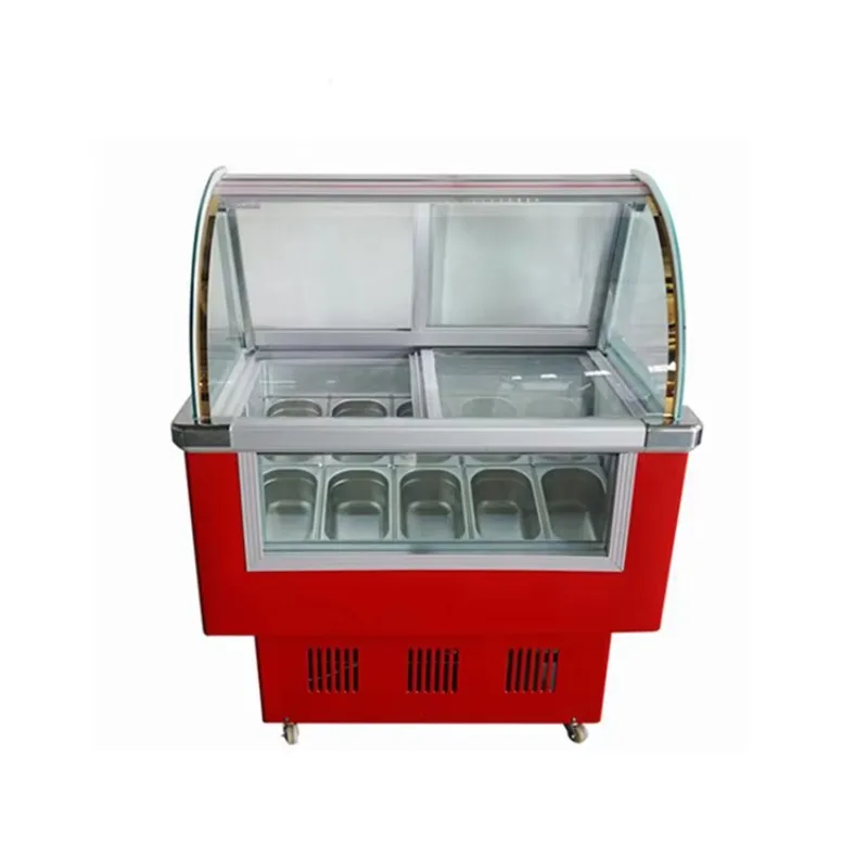 

Gelato Ice Cream Display Freezer/ Ice Cream Refrigerator Showcase Display