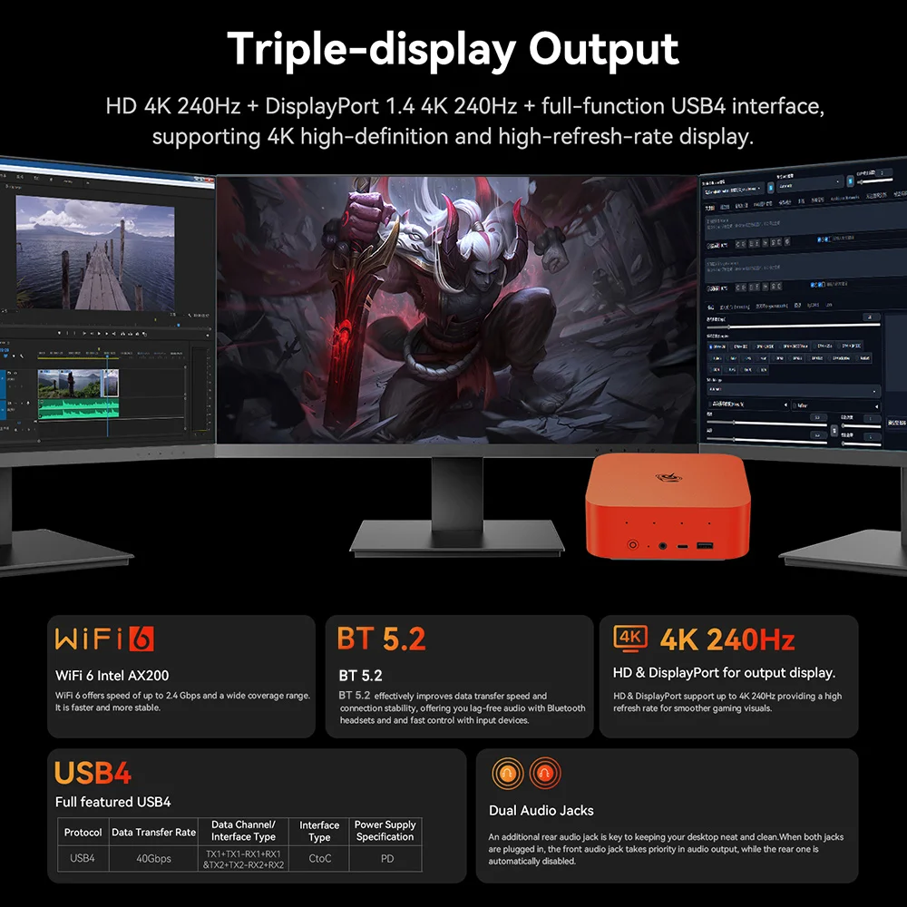 Beelink SER9 Pro SER10 Max Ubuntu Windows 11 OpenClaw Preinstalled AMD Ryzen 7 HX370 HX470 32GB RAM 1TB NVMe SSD Wifi6 Gaming PC