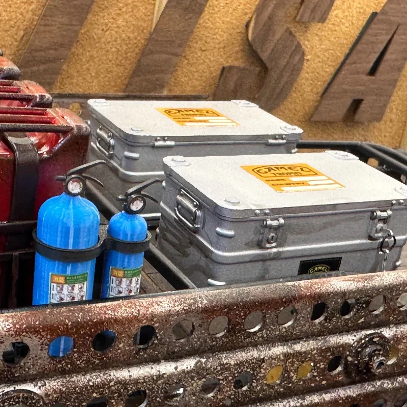 Gesimuleerde Hars Bagagerek Box voor 1/8 1/10 RC Crawler Auto Traxxas TRX4 TRX6 SCX10 Accessoires