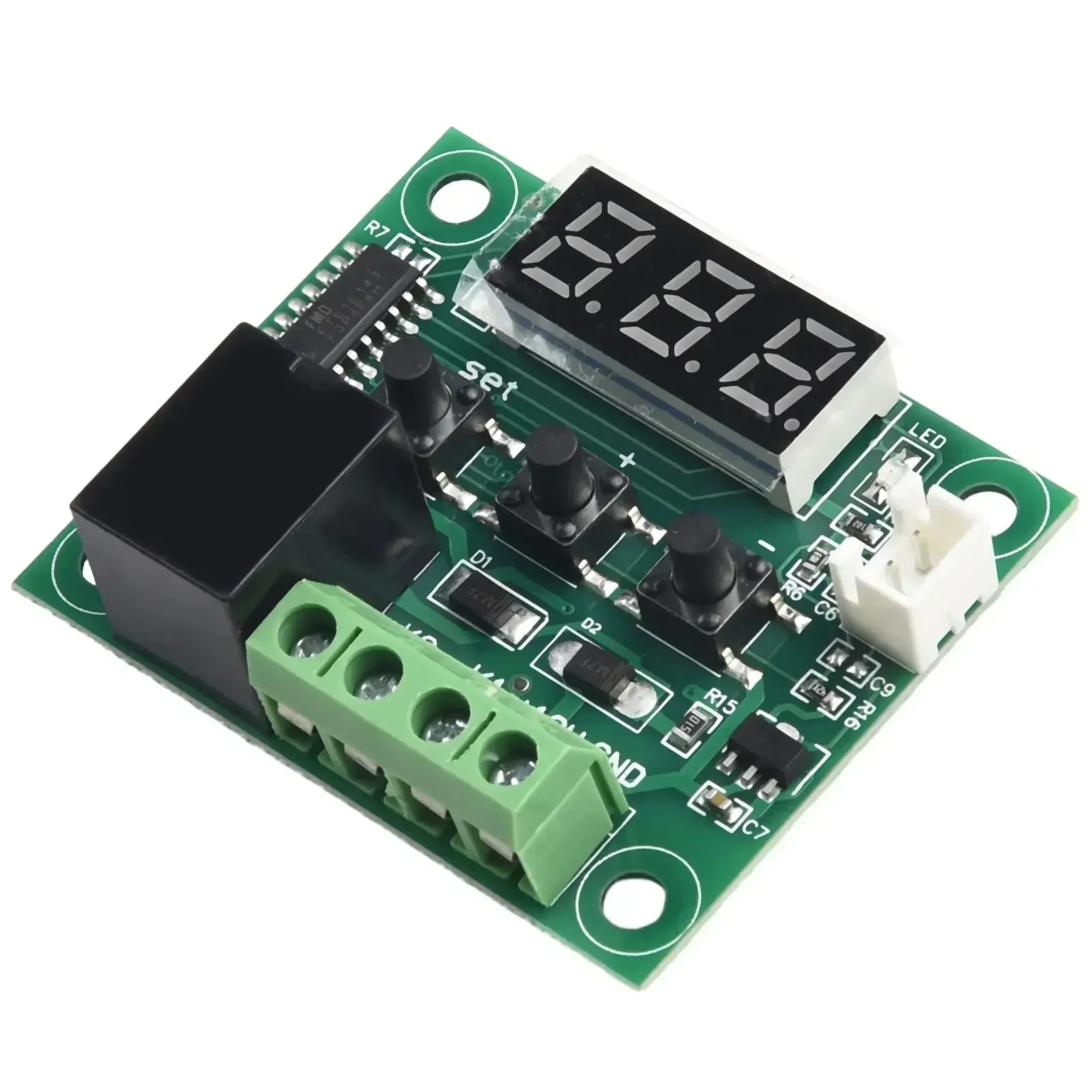 Digital Thermostat Temperature Waterproof Sensor -50 To 110° 20A Relay Attract Current ≤ 65mA Digital Thermostat