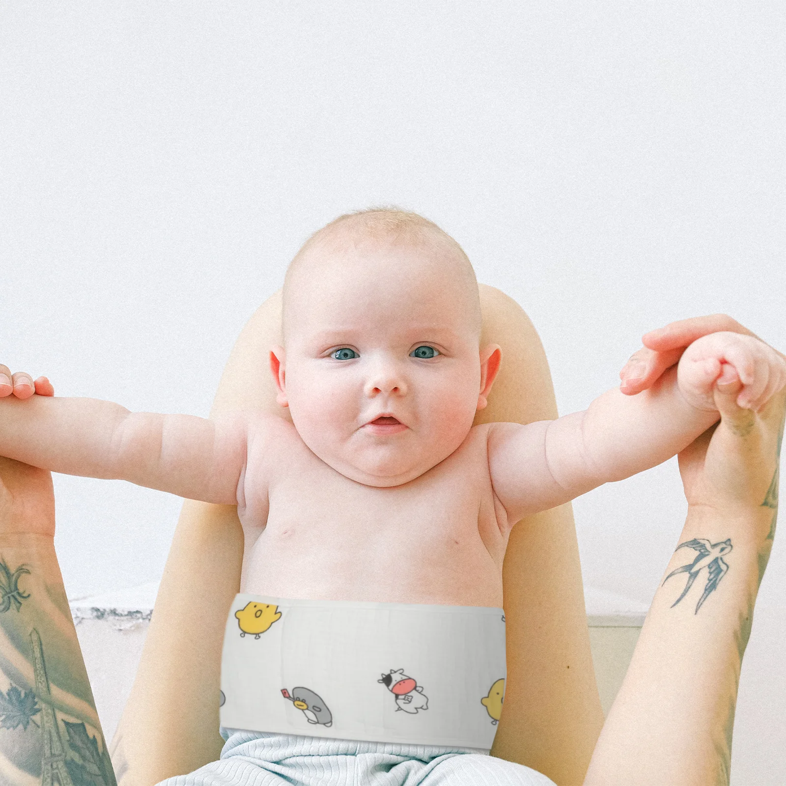 

1Pcs Baby Bellyband Infant Navel Belt Soft Breathable Cotton Belly Band Adjustable Protection for Toddler Abdomen Cold