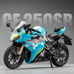 1:12 Spring Breeze CF 250SR Diecast Motorcycle Model Toy Replica With Sound & Light birthday  christmas gift Collection bike