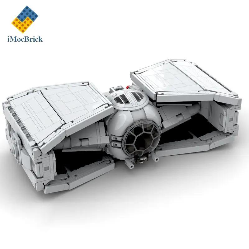 935 Pcs Mocs Sets Star Movie Spaceship Model Bricks TIE/ad v1 Advanced Prototype Starfighters Kits Builidng Blocks Fighter Toys