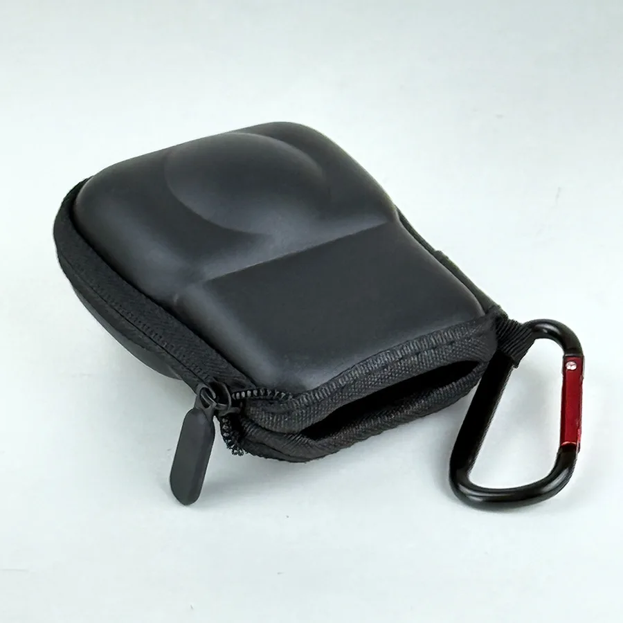 حقيبة صغيرة محمولة لـ DJI Osmo 360 حقيبة تخزين مقاومة للماء حافظة واقية حقيبة تخزين بفتحة سفلية مع حلقة تسلق قابلة للفصل