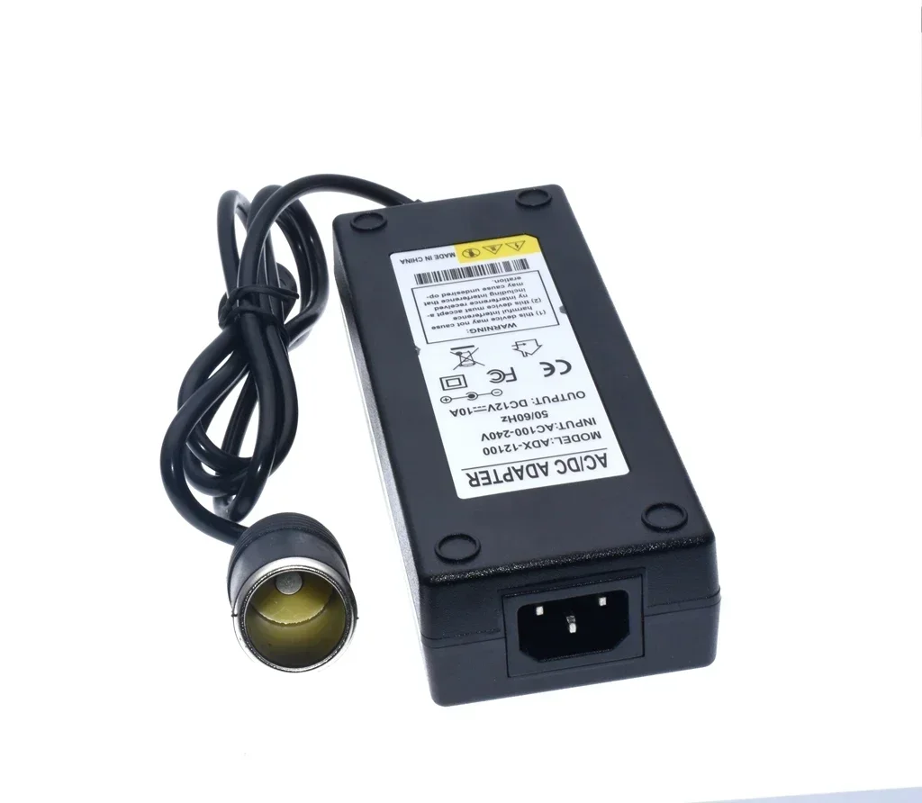 120W 12V 10A alimentatore per auto Inverter presa accendisigari adattatore ca a cc, caricabatterie per auto 100V/110V-220V/230V/240V