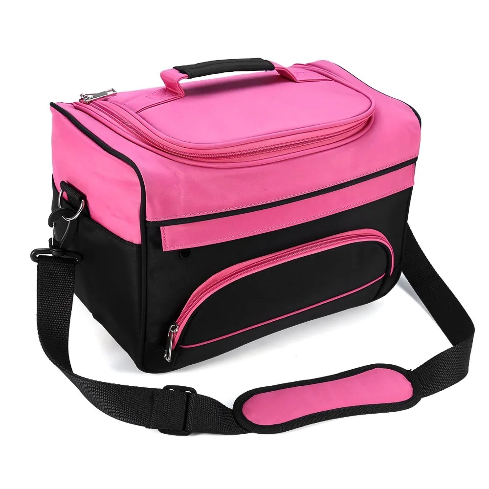 Portable Salon Handbag Large Capacity Adjustable Strap Scissors Holder Bag Multi Functional Durable Hairstyling Travel Case