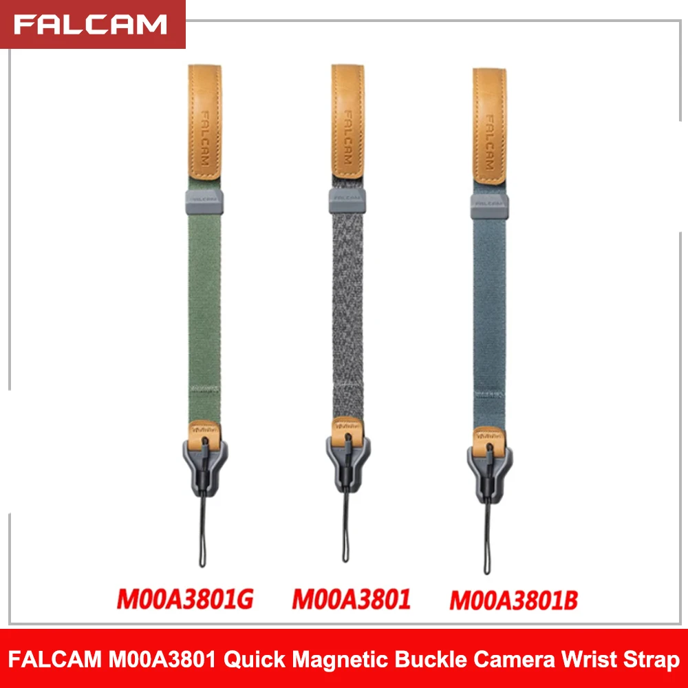 FALCAM M00A3801Maglink Quick Magnetic Buckle Wrist Strap Stable Fashional Wrist Strap for Outdoor Photography DSLR Camera Strap