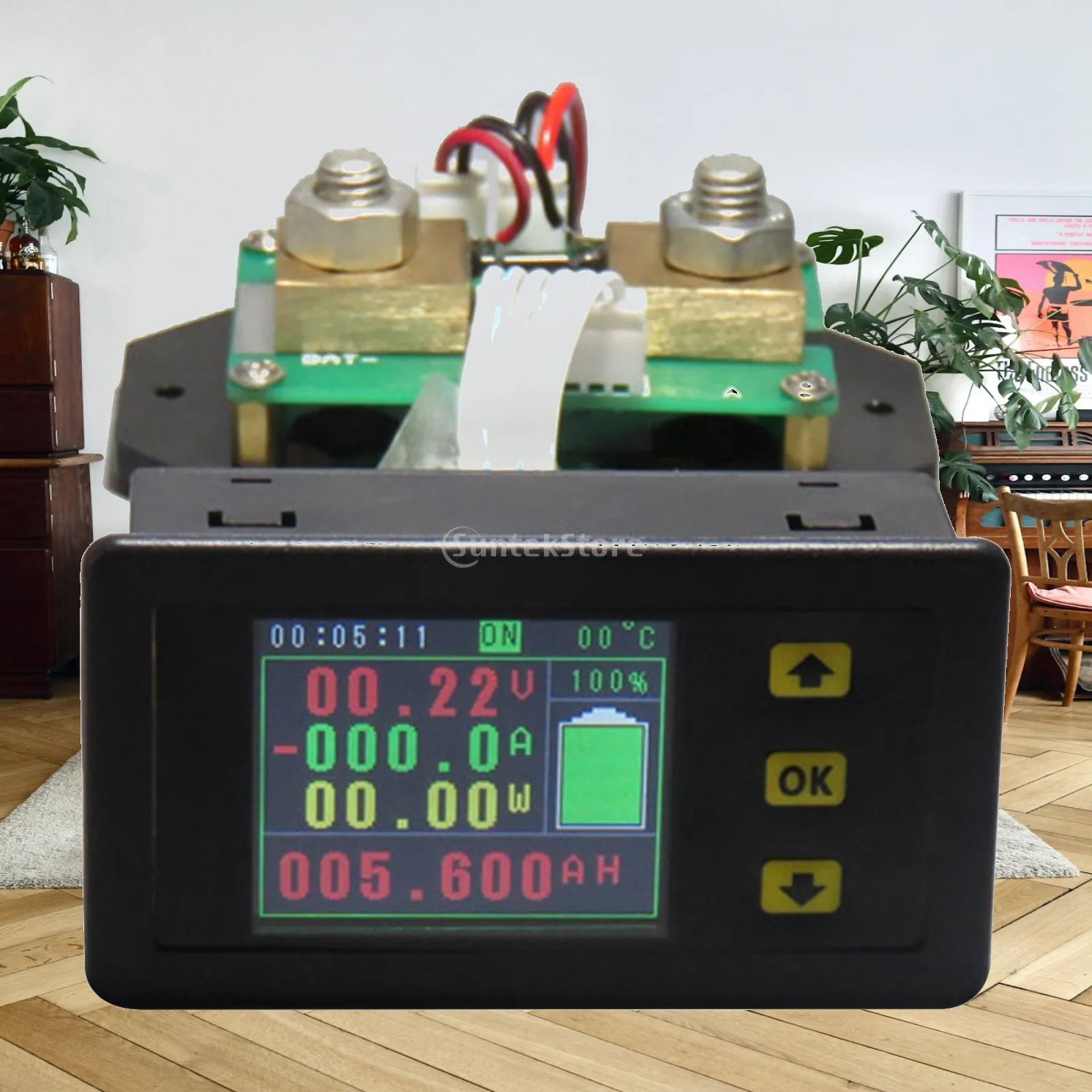 Digital LCD Combo Meter Watt Power Voltage Current, Comprehensive and Clear, Easy to Observe